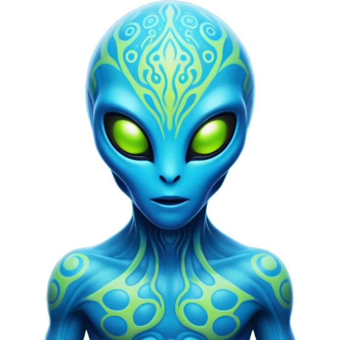 Cosmic entity, alien emoji