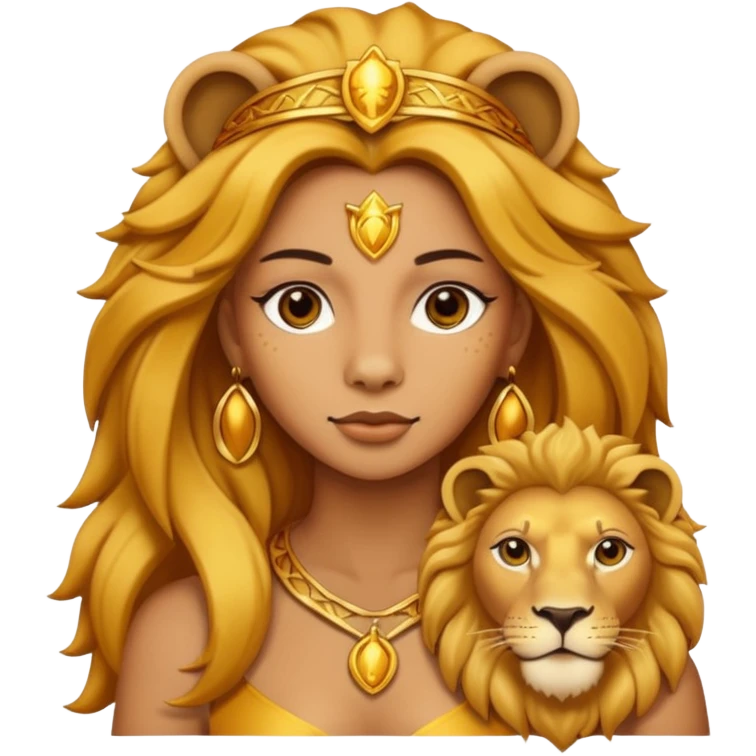 Leo woman zodiac emoji