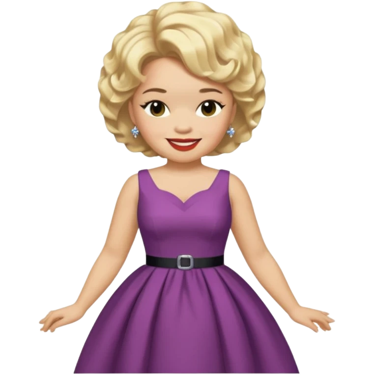 Etta James with blonde hair emoji
