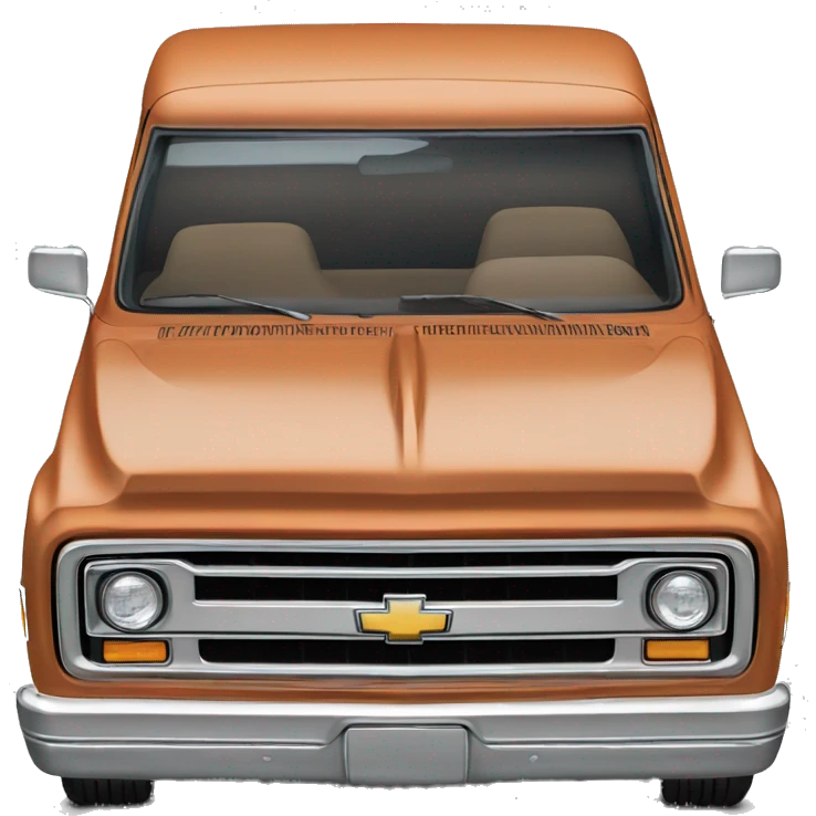 1970 square body Chevy truck emoji