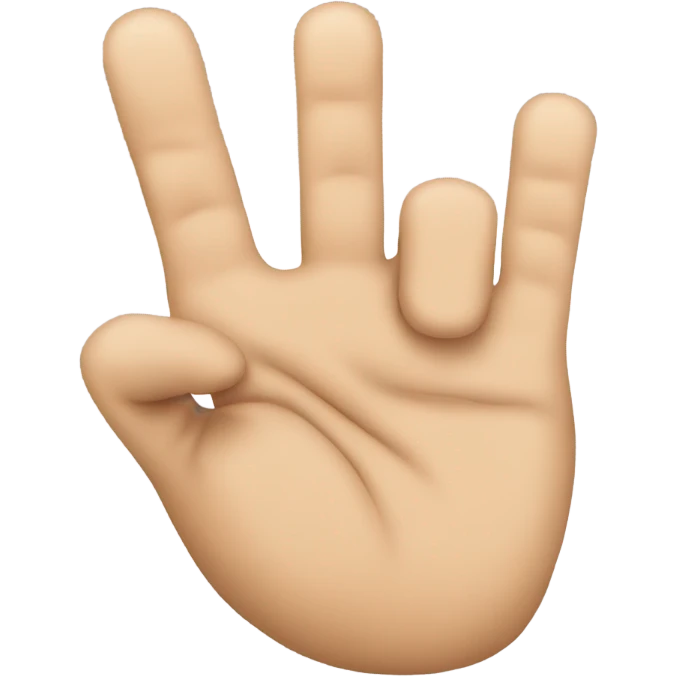 Hand with raised thumb emoji