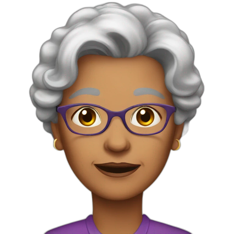 grand mother emoji