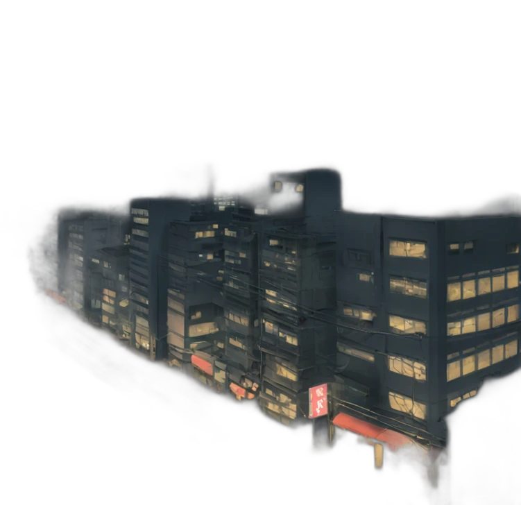 Tokyo at night emoji