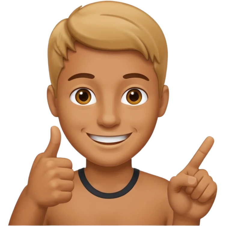 Person pointing emoji