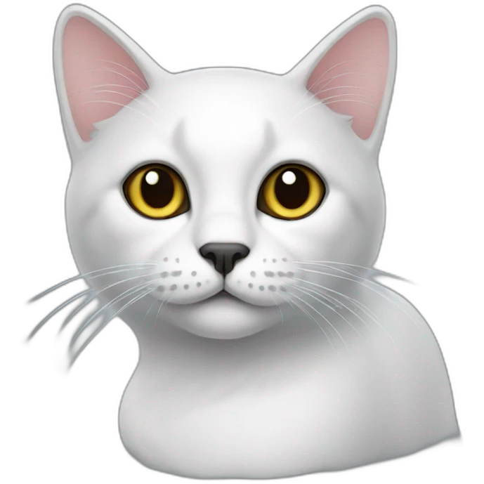 Cat with black spot emoji