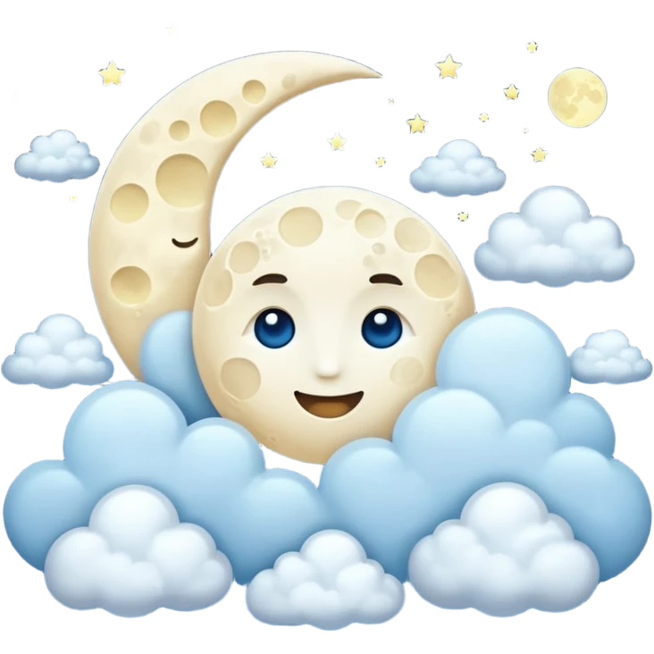 moon with clouds emoji