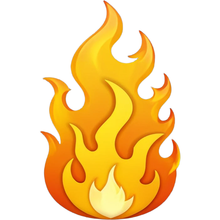 fire desolation symbol emoji