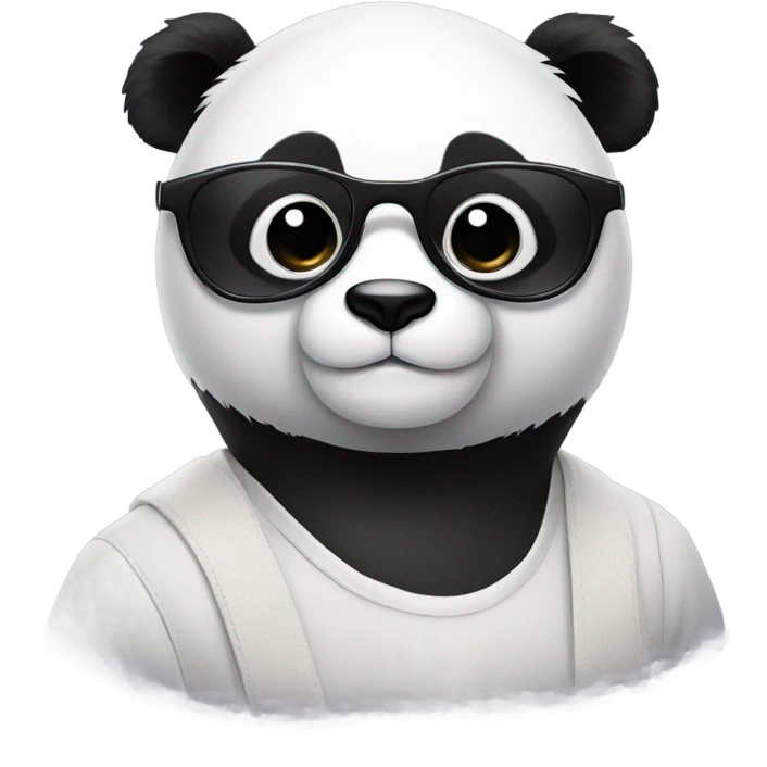 panda with glasses emoji