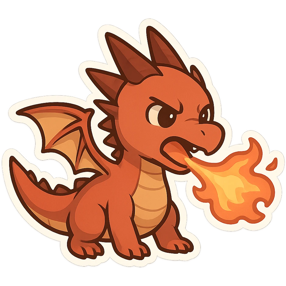 一条威猛的火龙 emoji