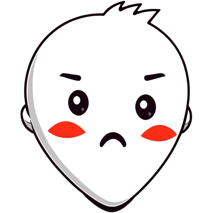 Kiss mad and cute  emoji