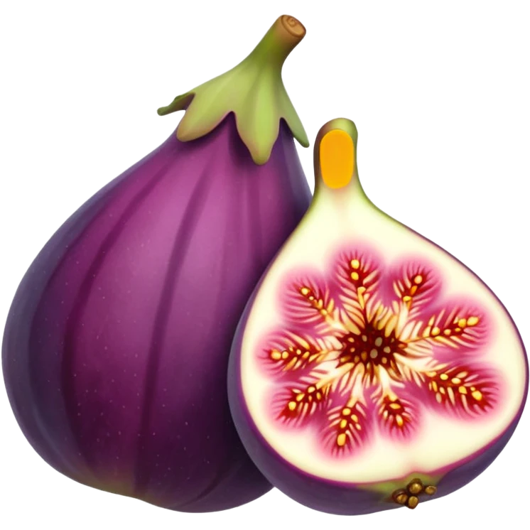 Hace la fruta higo emoji