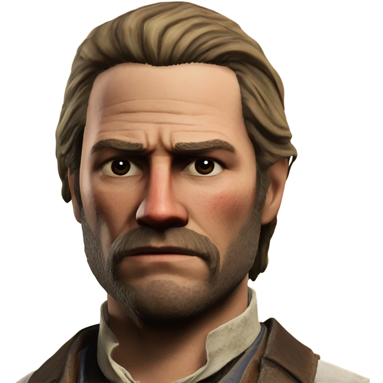 Dutch van der linde red dead redemption 2 single head emoji