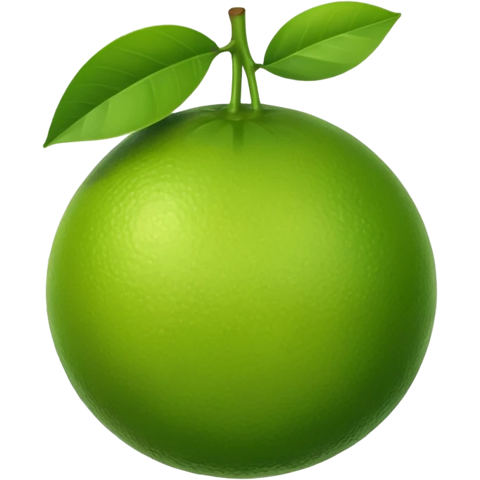 lime fruit emoji