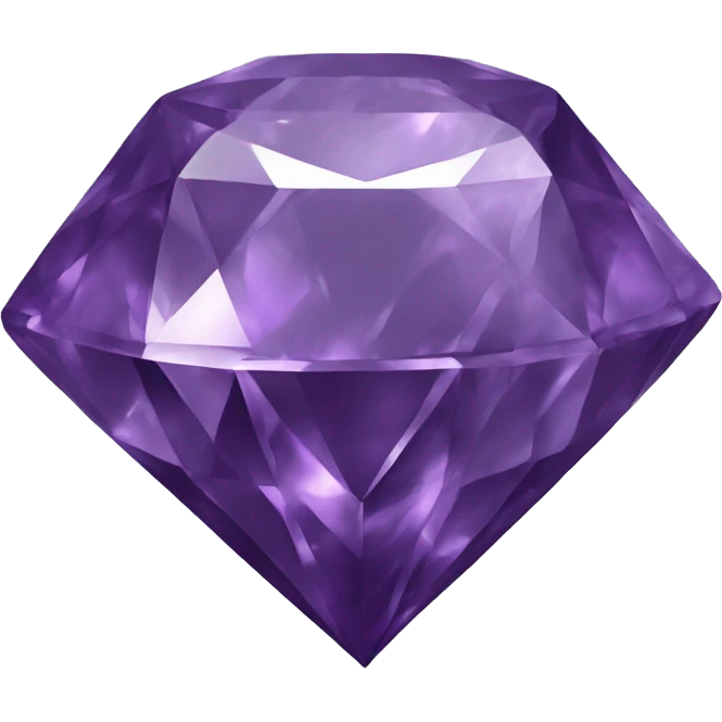 Purple opaque diamond  emoji