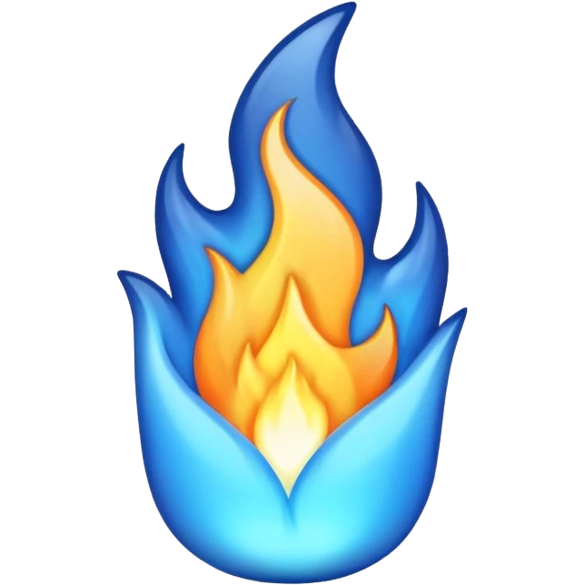 blue fire emoji emoji