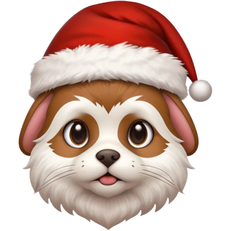 mogwai with a santa hat emoji