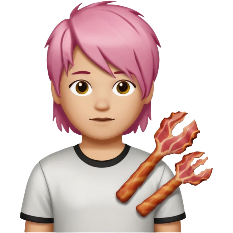 hair bacon roblox emoji