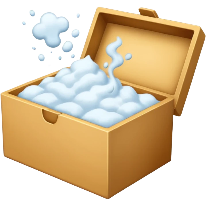box with powder emoji