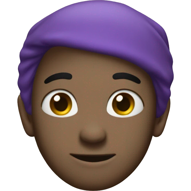 Puple three christmas emoji