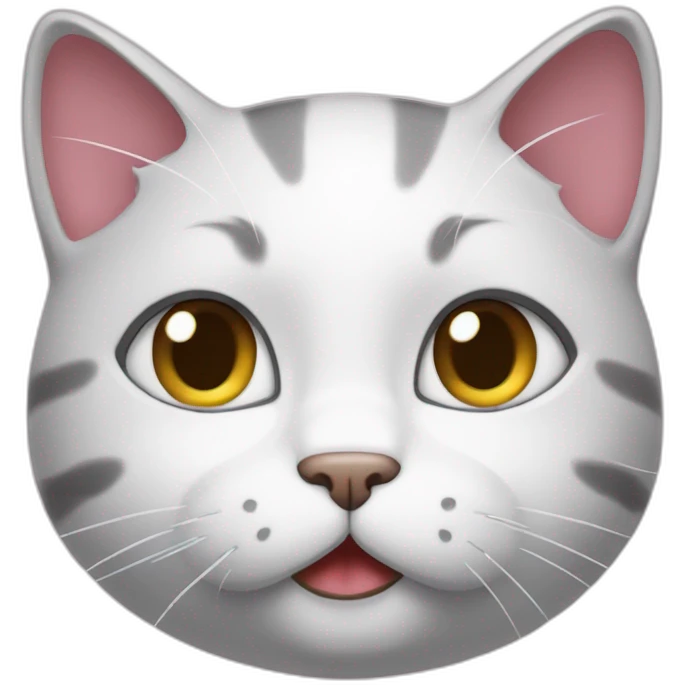 Bonjour kitty qui louche emoji