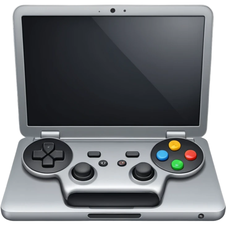 a laptop with controler for music emoji