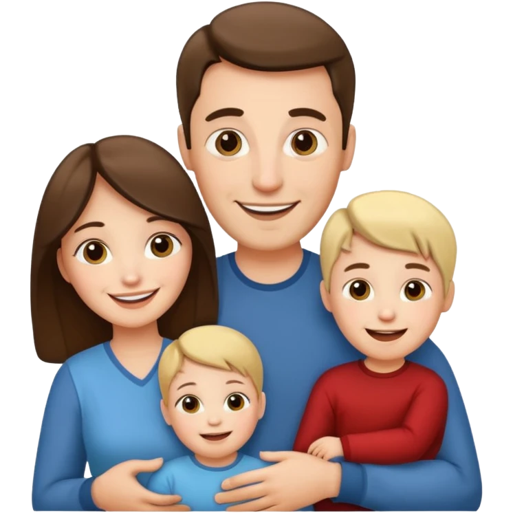 happy famly: mother, father and child emoji