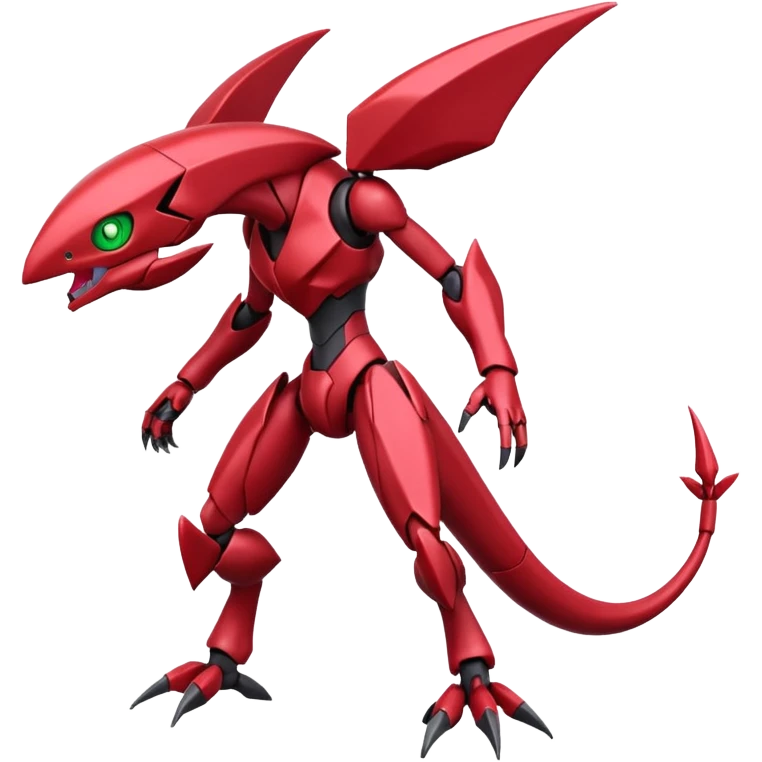 Inteleon-Scizor-Genesect-Bisharp-Pokémon-Fusion, full body emoji
