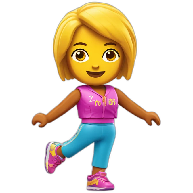 zumba playmobil emoji