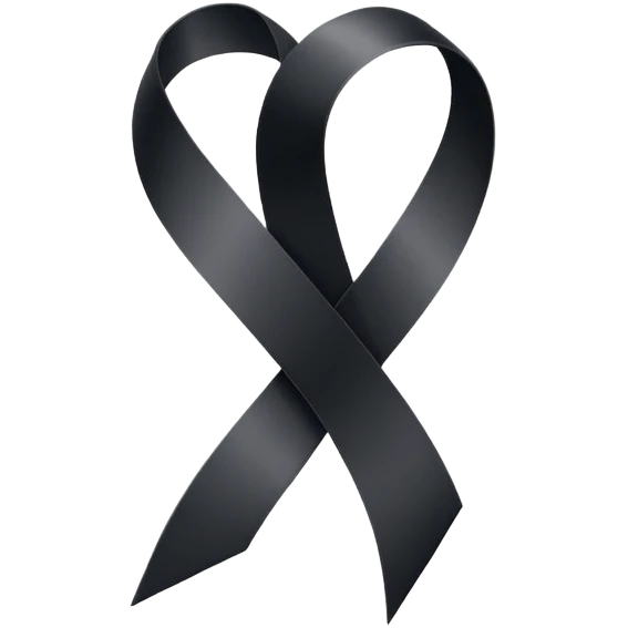  Black ribbon emoji