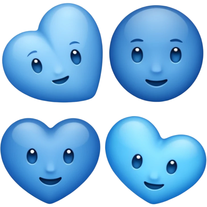 3 azul emoji