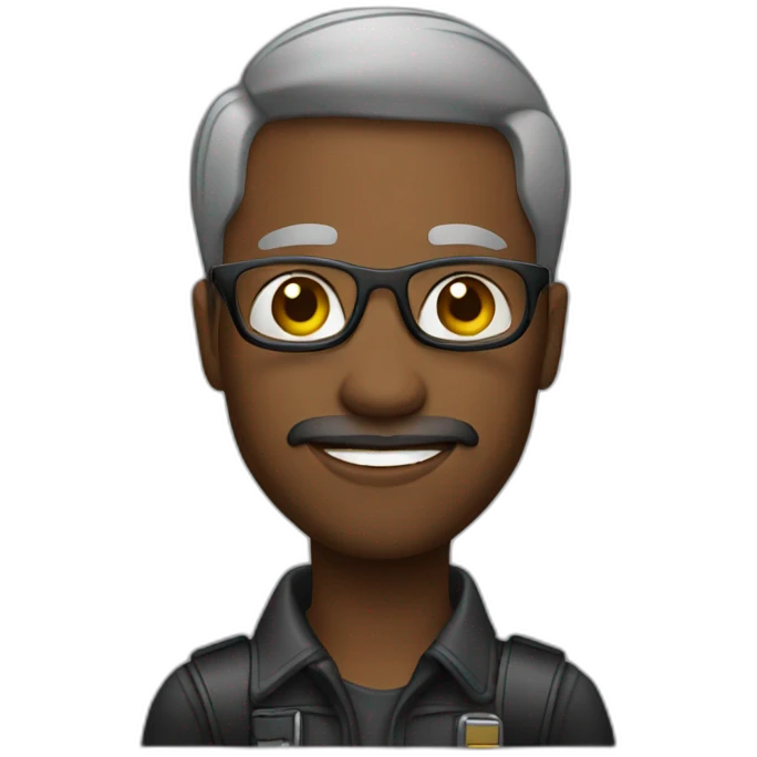 a black photographer emoji