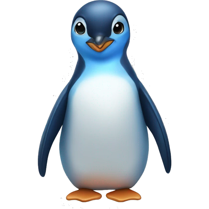 Blue penguin  emoji