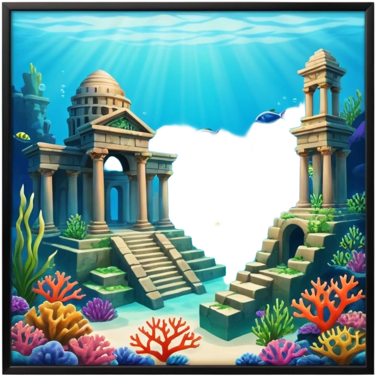 The Lost Island of Atlantis emoji