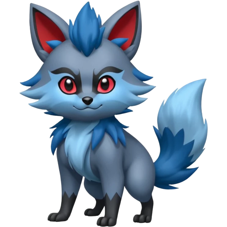 Zorua-Fakémon-hybrid-creature (full body)  emoji