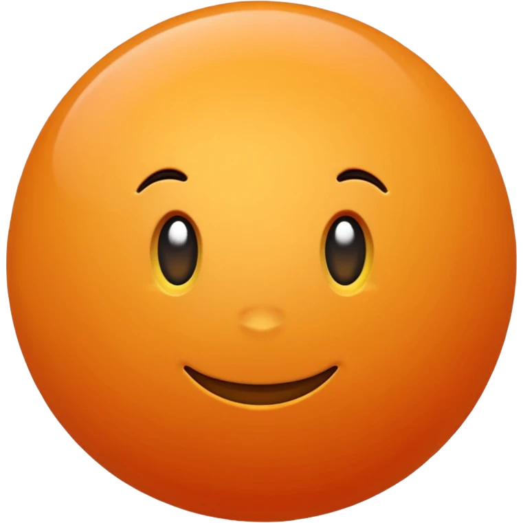 Orange color emoji