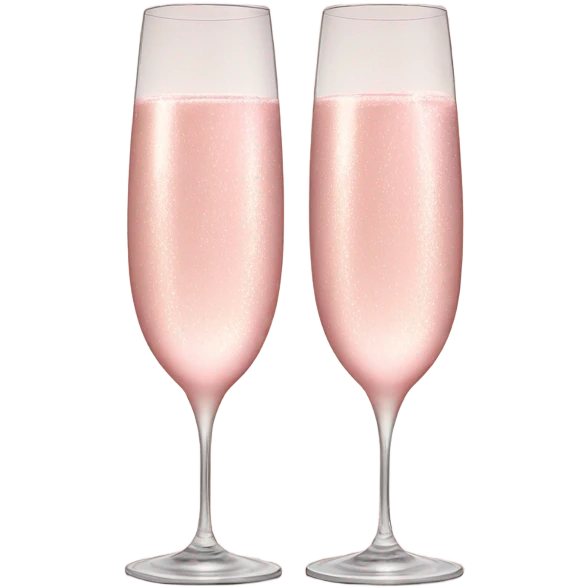 Pink champagne  emoji