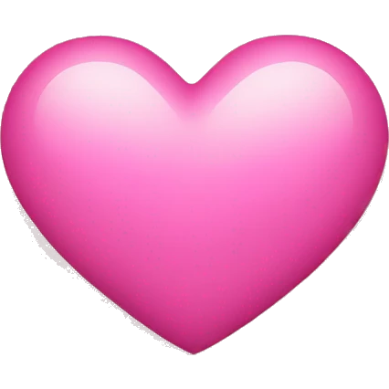 Heart pink emoji