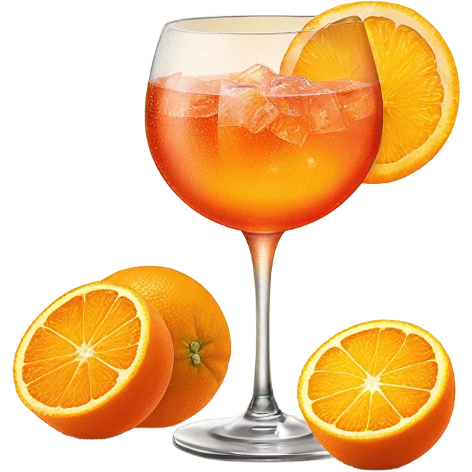 Aperol spritz drink emoji