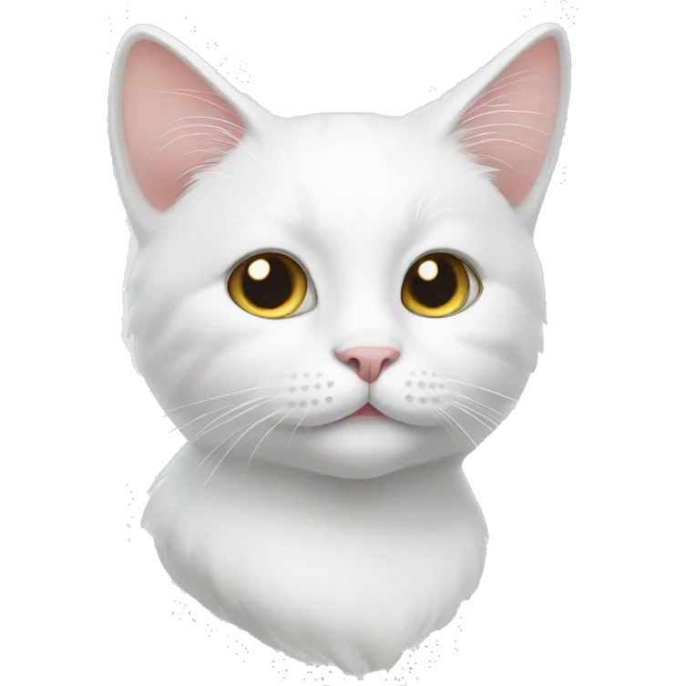 White cat emoji