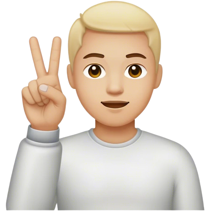 person with two middle fingers up emoji