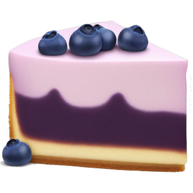 Blueberry Cheesecake  emoji
