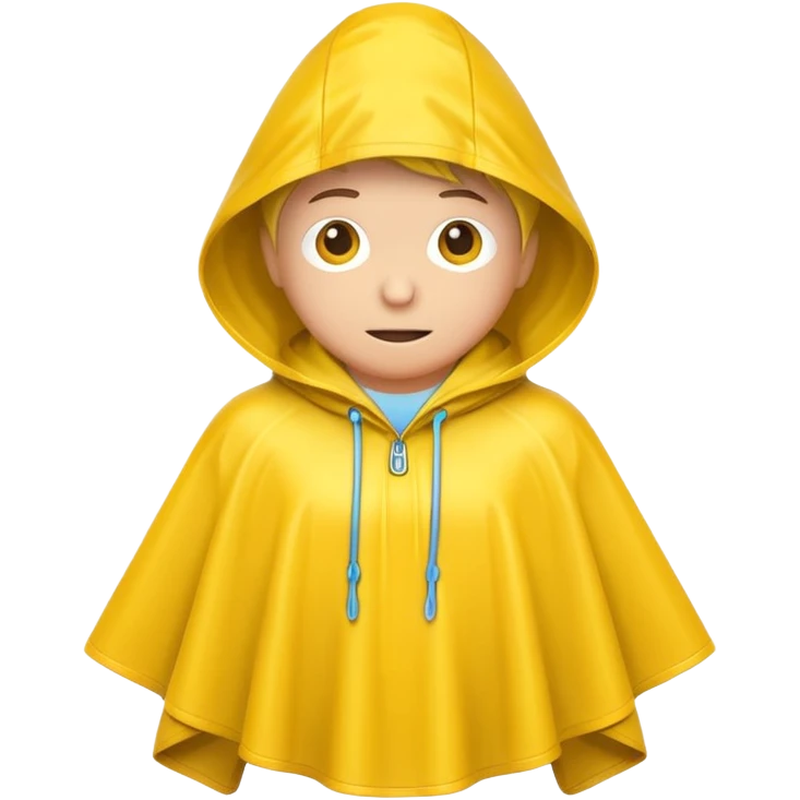 rain poncho cloth emoji