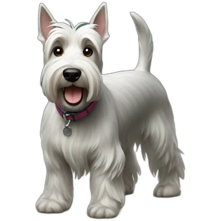 scottish-terrier-dog-walking emoji