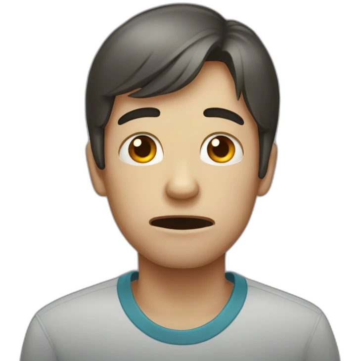 qwerty crying that his family abandoned him emoji