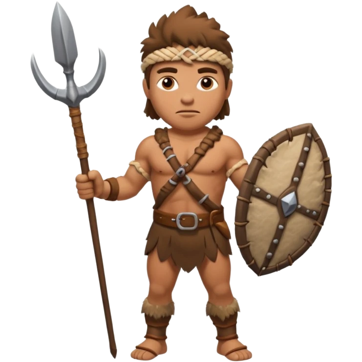 stone age hunter emoji