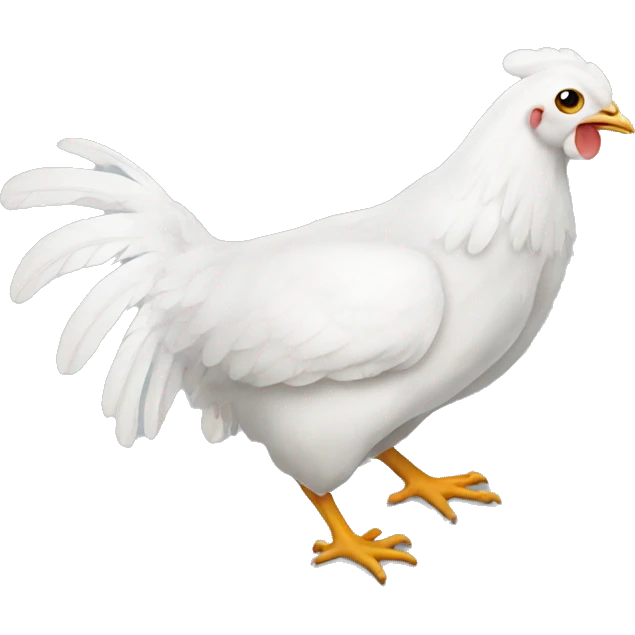 White chicken wing emoji