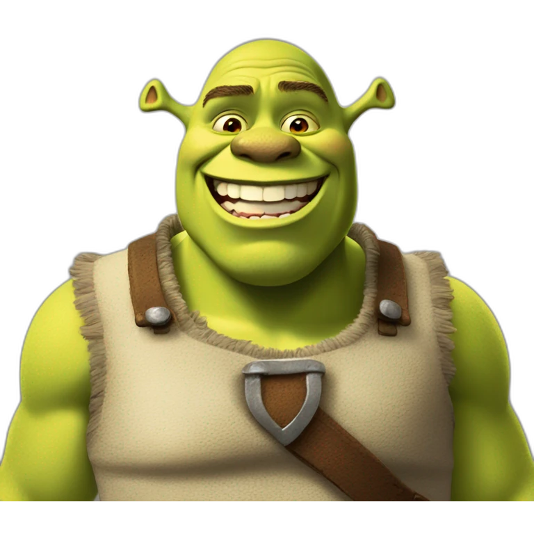 Shrek rire au larme emoji