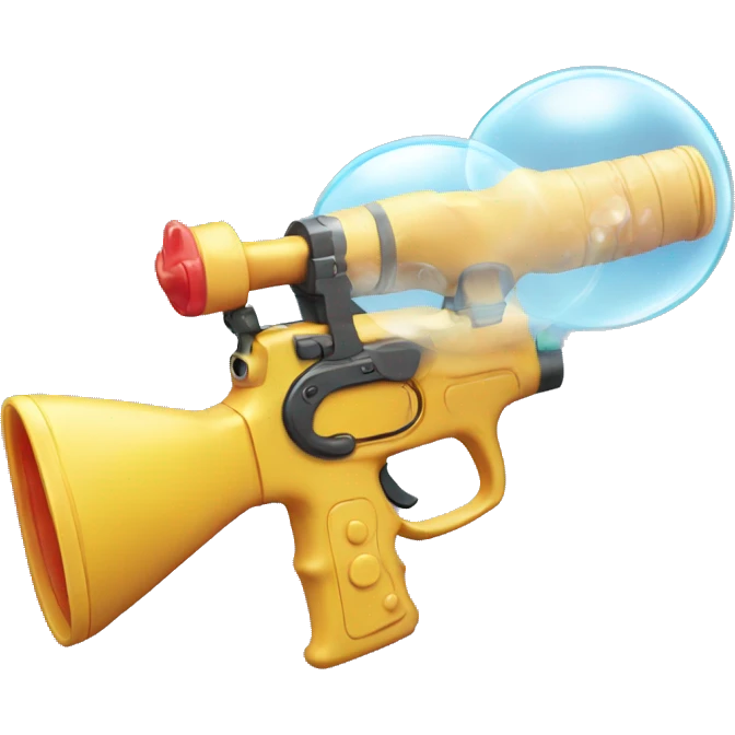 Bubble gun emoji