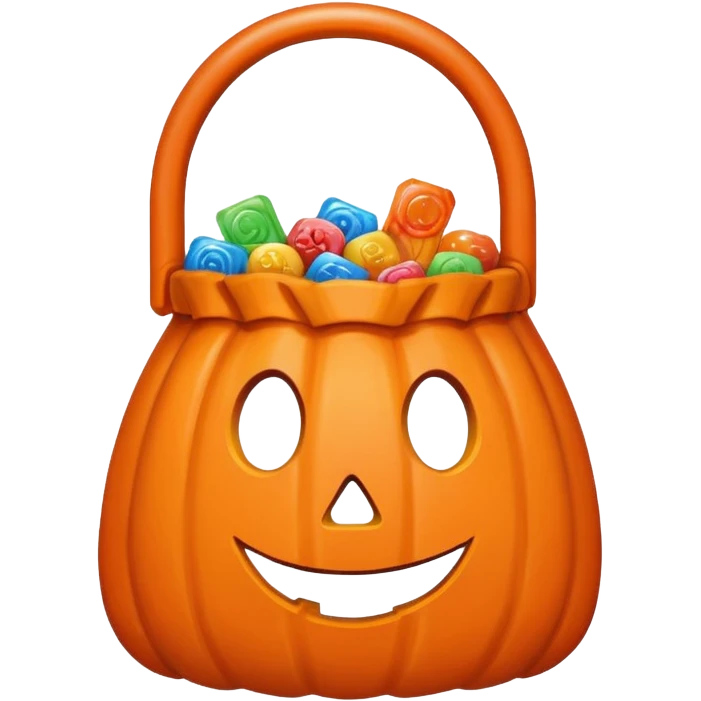 trick or treat bag  emoji