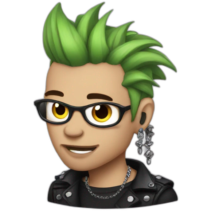 punk with piercings emoji
